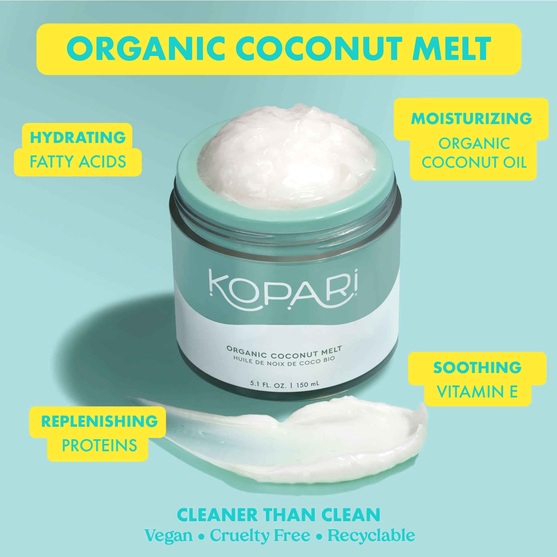 100% Organic Coconut Melt Refill