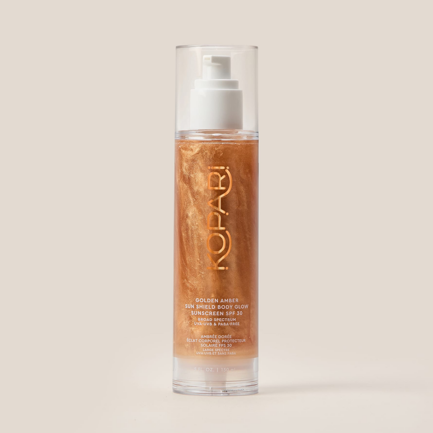 Golden Amber Sun Shield Body Glow Sunscreen SPF 30
