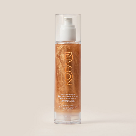 Golden Amber Sun Shield Body Glow Sunscreen SPF 30