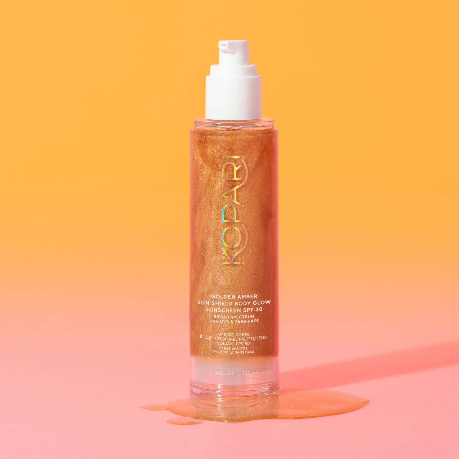 Golden Amber Sun Shield Body Glow Sunscreen SPF 30