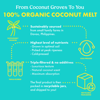 Mini 100% Organic Coconut Melt