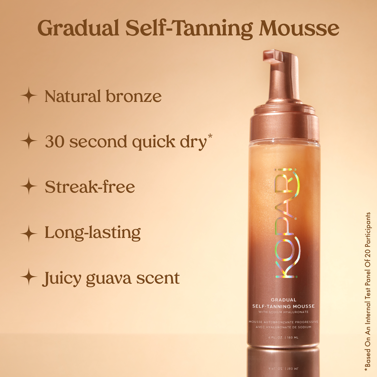 Gradual Self-Tanning Mousse with Mitt