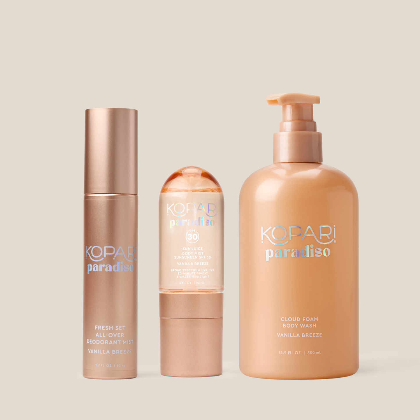 Paradiso Body Care Routine
