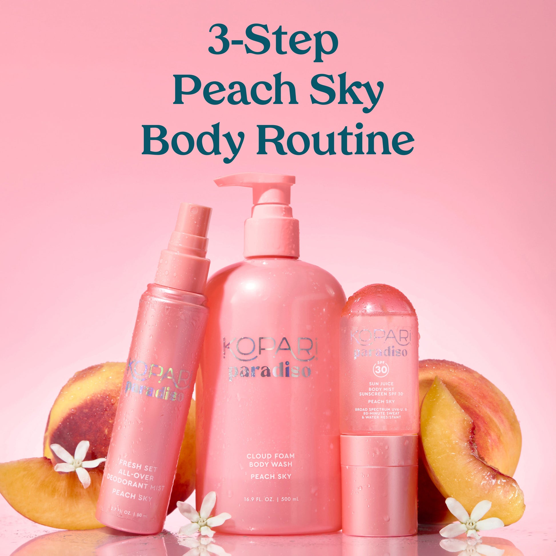Peach Sky Sun Juice Body Mist Sunscreen SPF 30