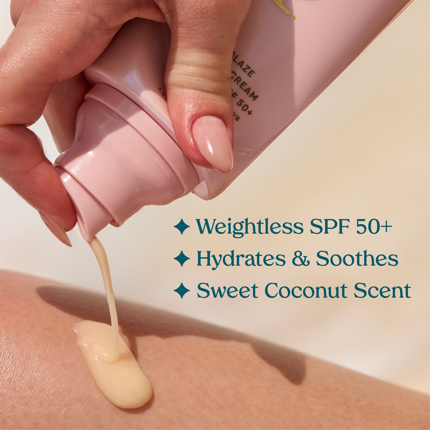 Sunglaze Body Gel Cream Sunscreen SPF 50+