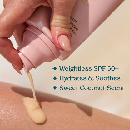 Sunglaze Body Gel Cream Sunscreen SPF 50+