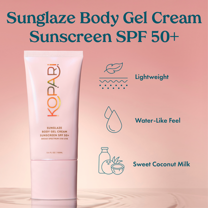 Sunglaze Body Gel Cream Sunscreen SPF 50+