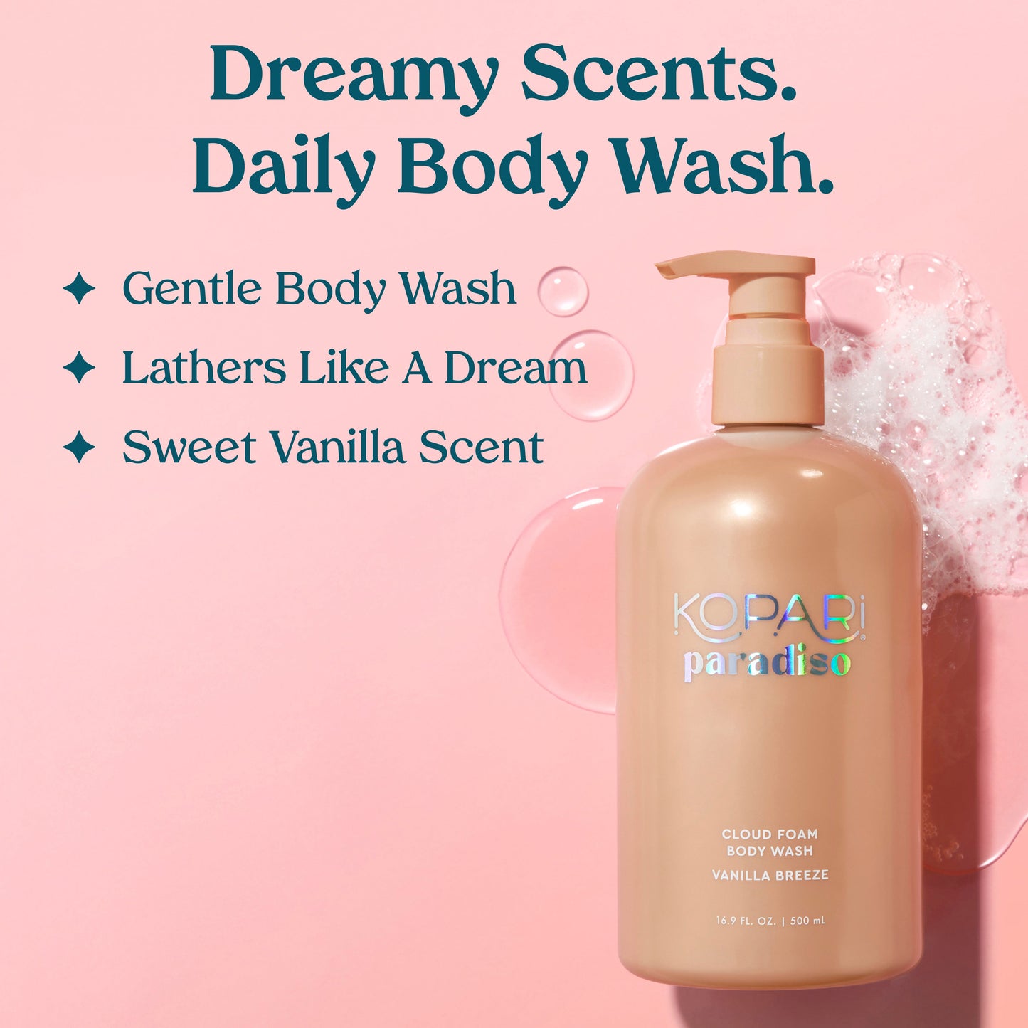 Vanilla Breeze Cloud Foam Body Wash